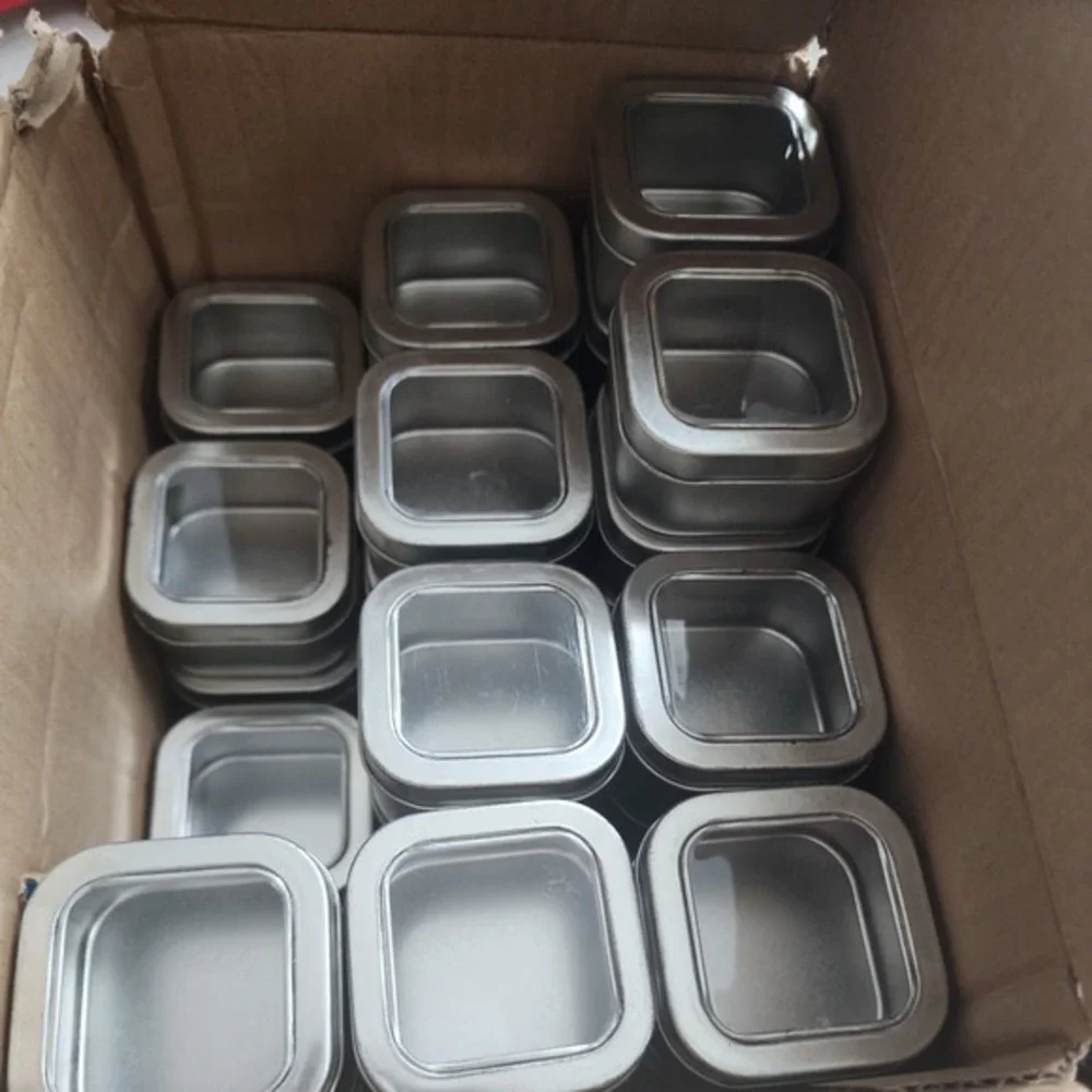 30pc Small Tins‎ 2oz.  With Window use for candy or spices Organize spices